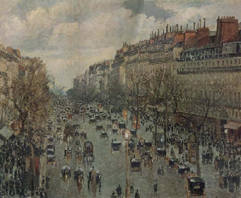 Camille Pissarro Boulevard Montmartre in Paris China oil painting art